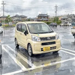 Geminiが描いた車の絵